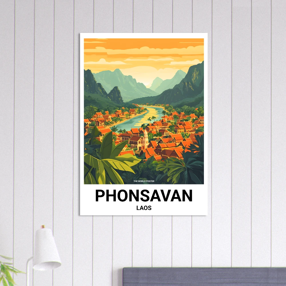 Affiche PHONSAVAN - Image 6 of 6