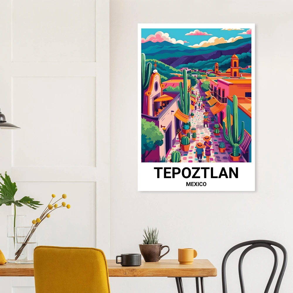 Affiche TEPOZTLÁN - Image 2 of 6