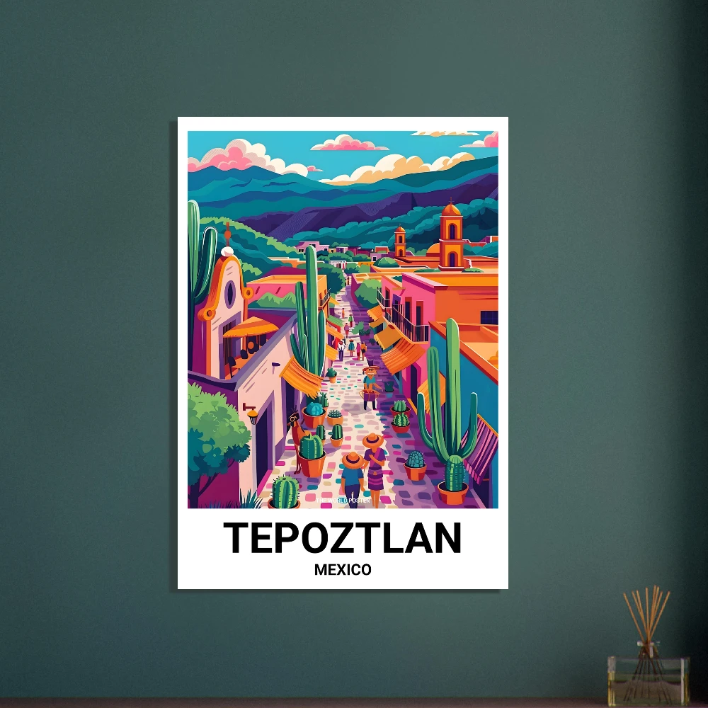 Affiche TEPOZTLÁN - Image 3 of 6