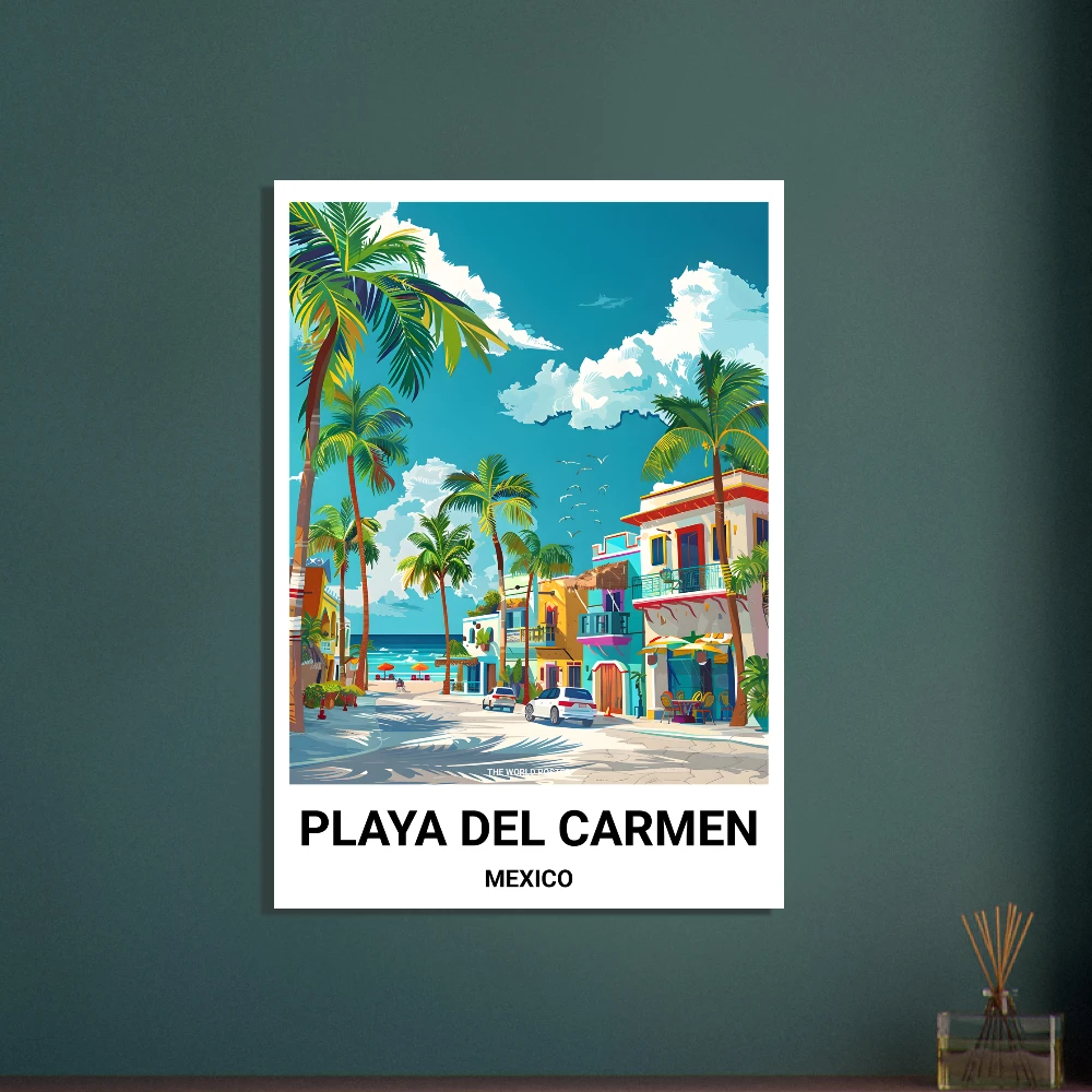Affiche PLAYA DEL CARMEN - Image 4 of 6