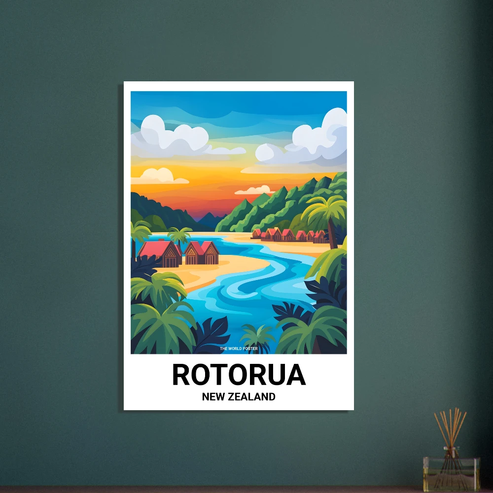 Affiche ROTORUA - Image 2 of 6