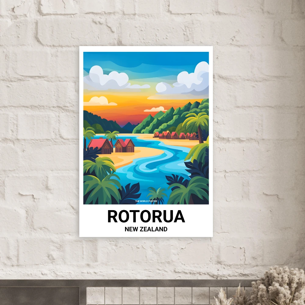 Affiche ROTORUA - Image 4 of 6