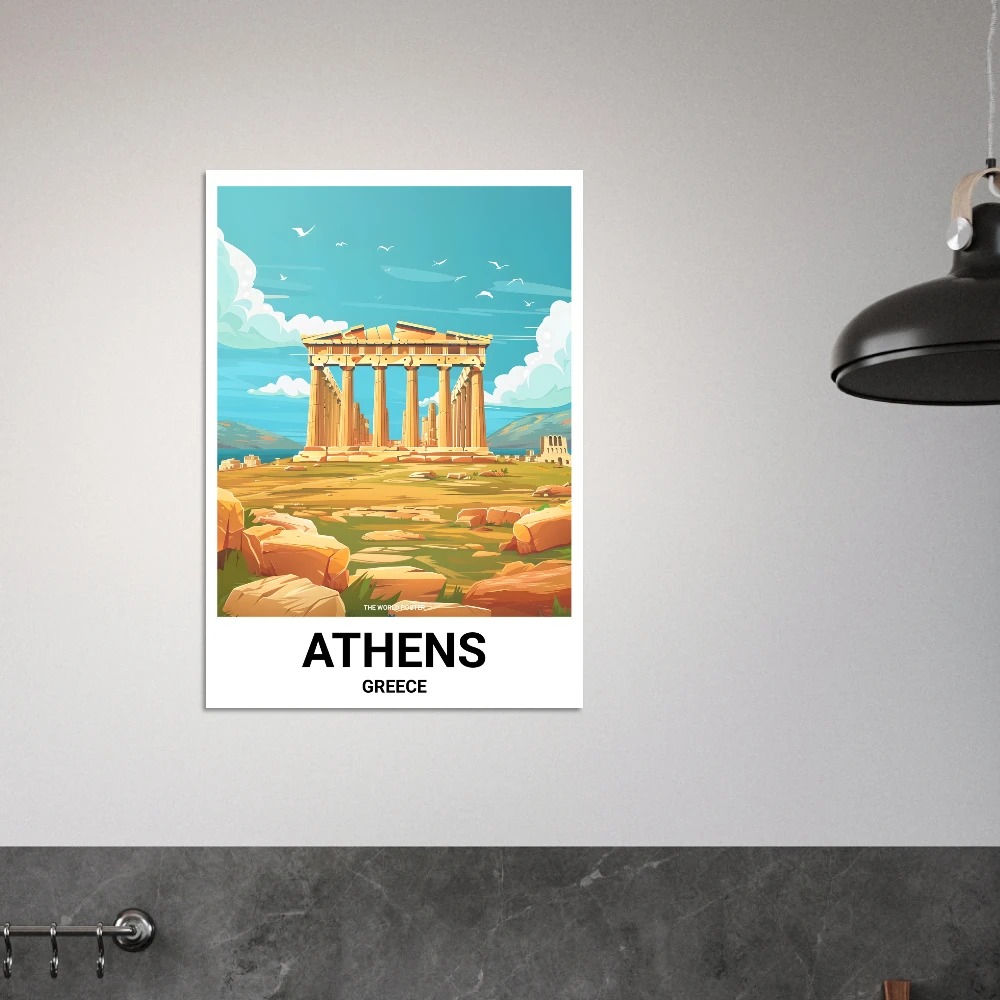 Affiche ATHÈNES - Image 6 of 6