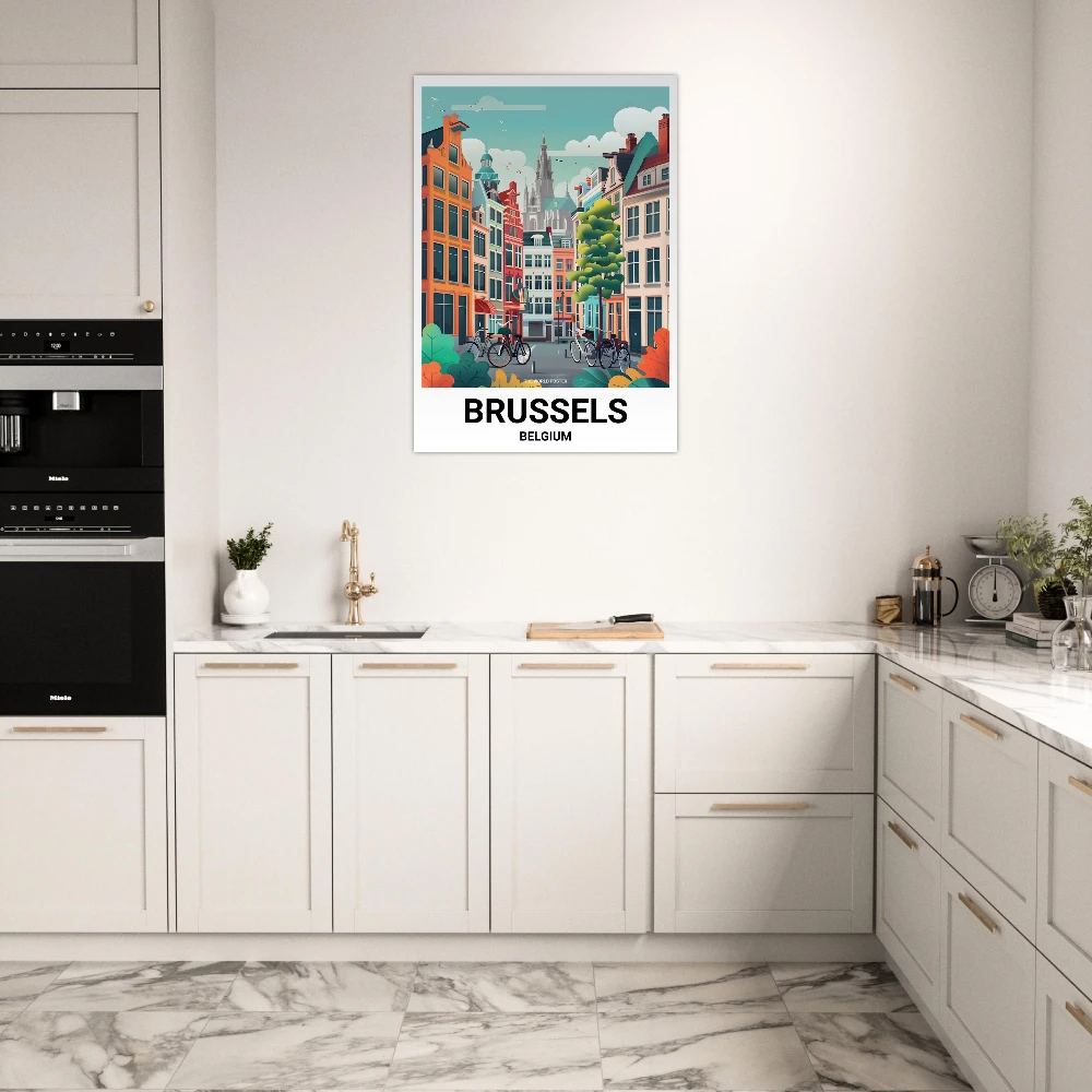 Affiche BRUXELLES - Image 2 of 6