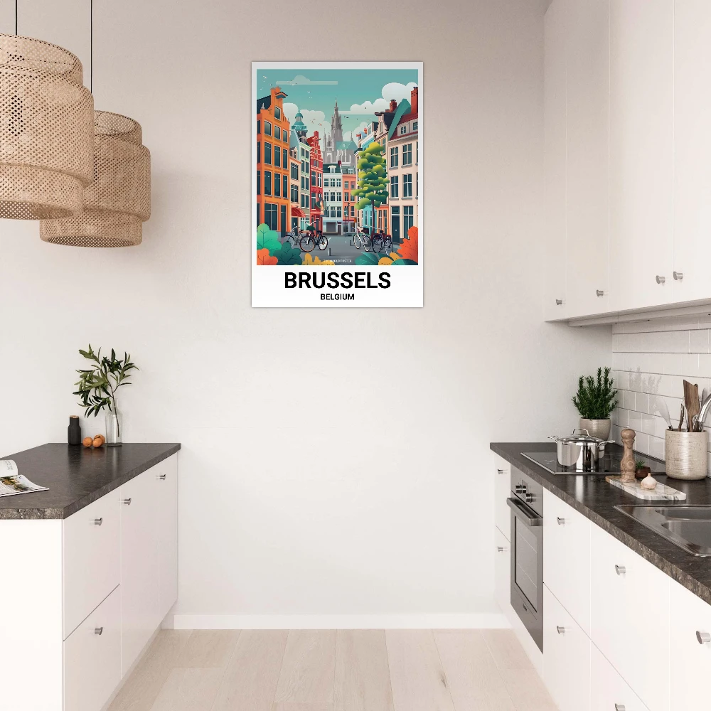 Affiche BRUXELLES - Image 3 of 6