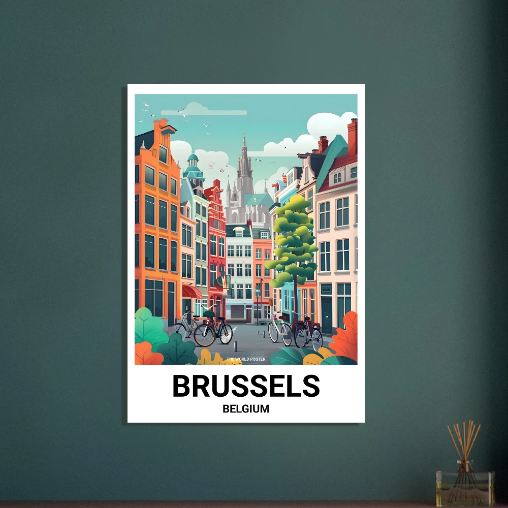 Affiche BRUXELLES - Image 5 of 6