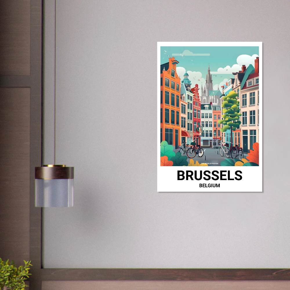 Affiche BRUXELLES - Image 6 of 6
