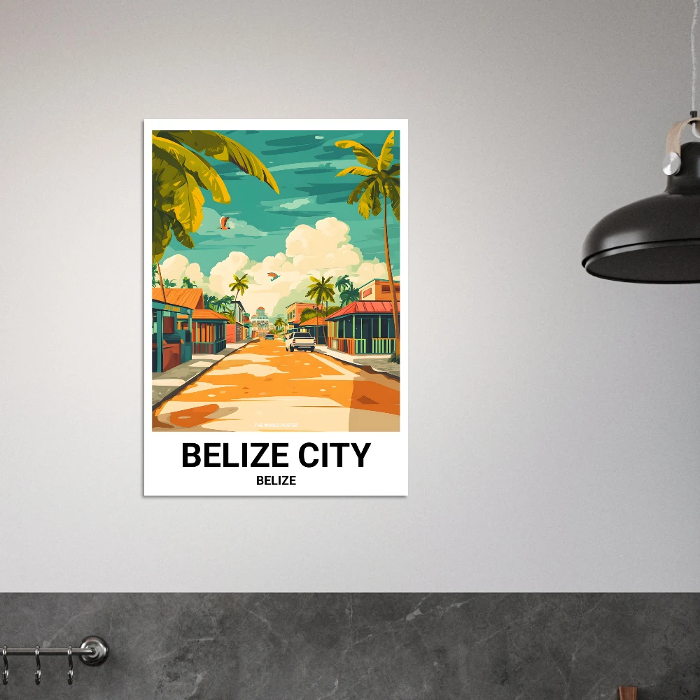 Affiche BELIZE CITY - Image 2 of 6