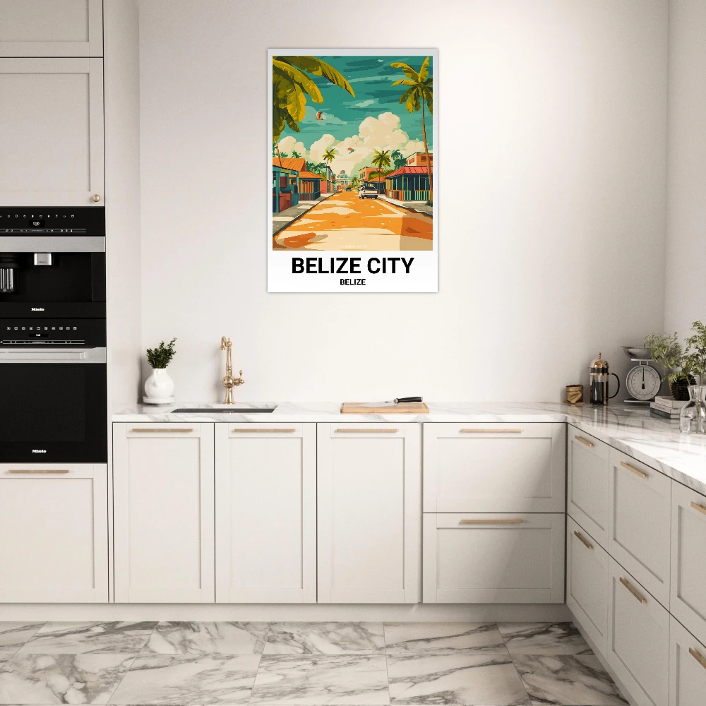 Affiche BELIZE CITY - Image 3 of 6