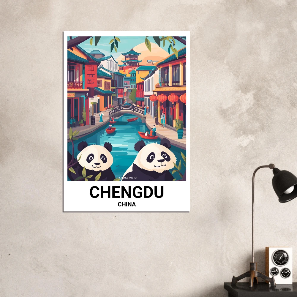 Affiche CHENGDU - Image 4 of 6