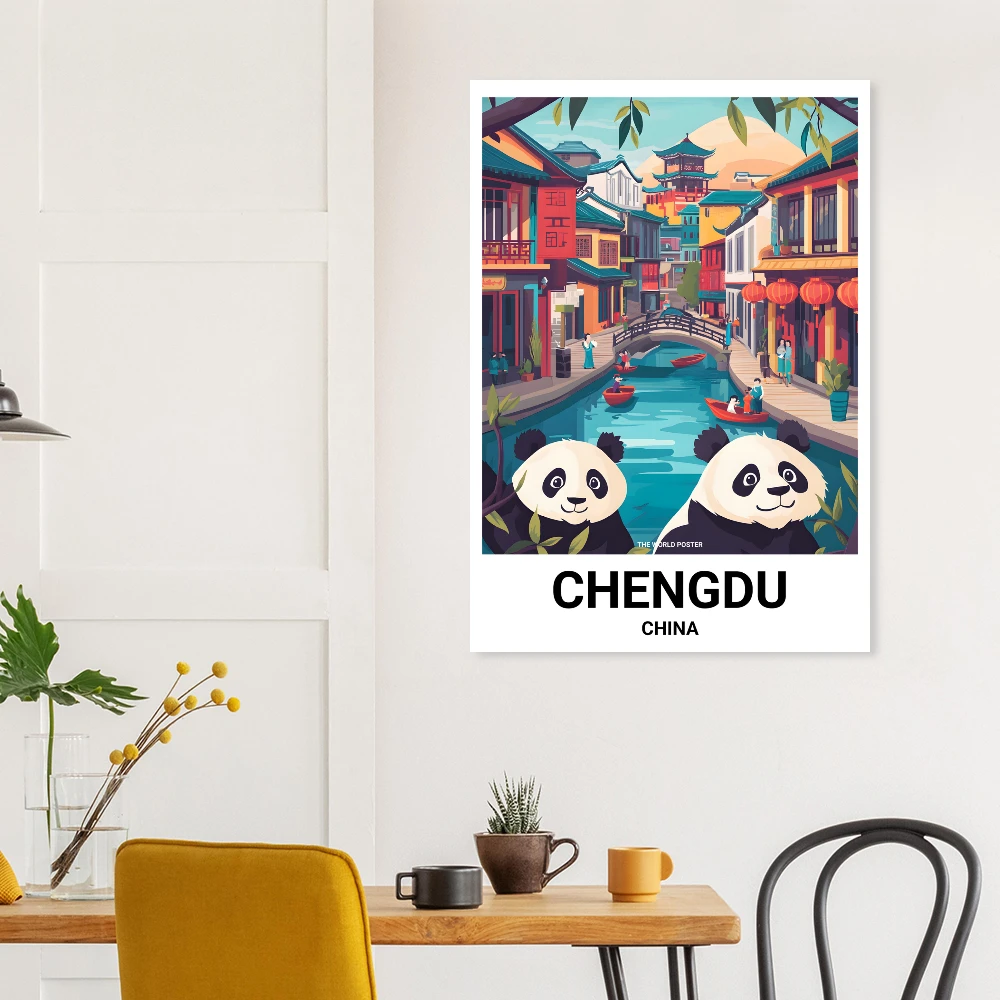 Affiche CHENGDU - Image 5 of 6