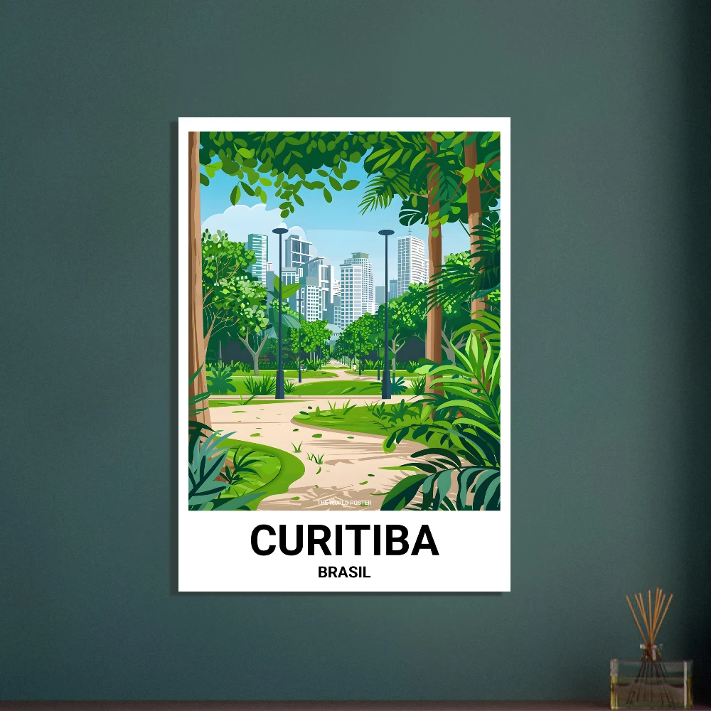 Affiche CURITIBA - Image 4 of 6