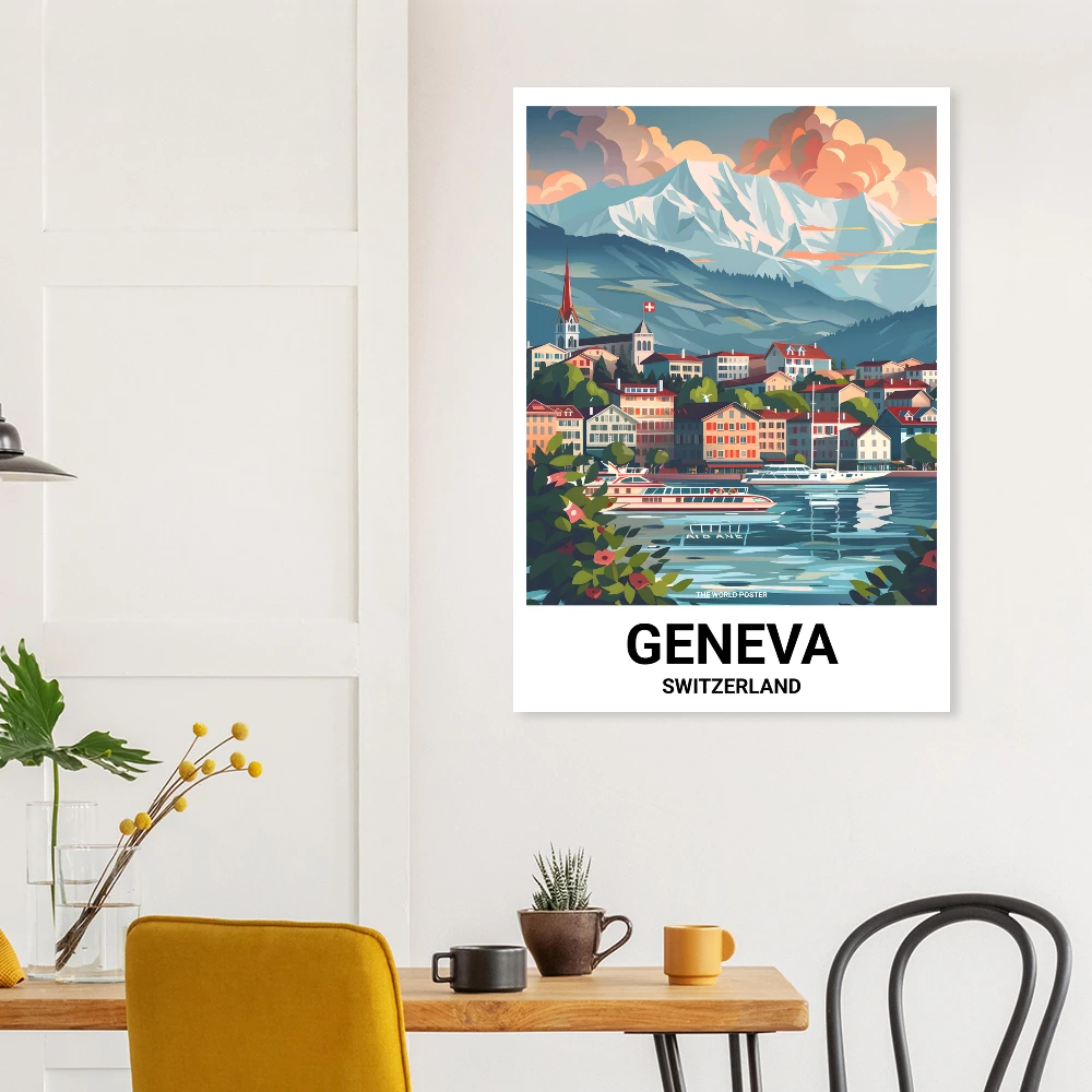 Affiche GENÈVE - Image 3 of 6
