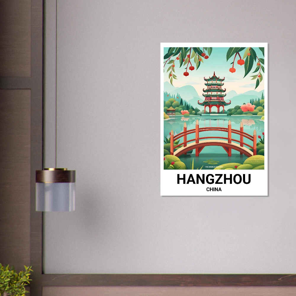 Affiche HANGZHOU - Image 3 of 6