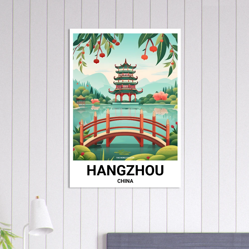 Affiche HANGZHOU - Image 4 of 6