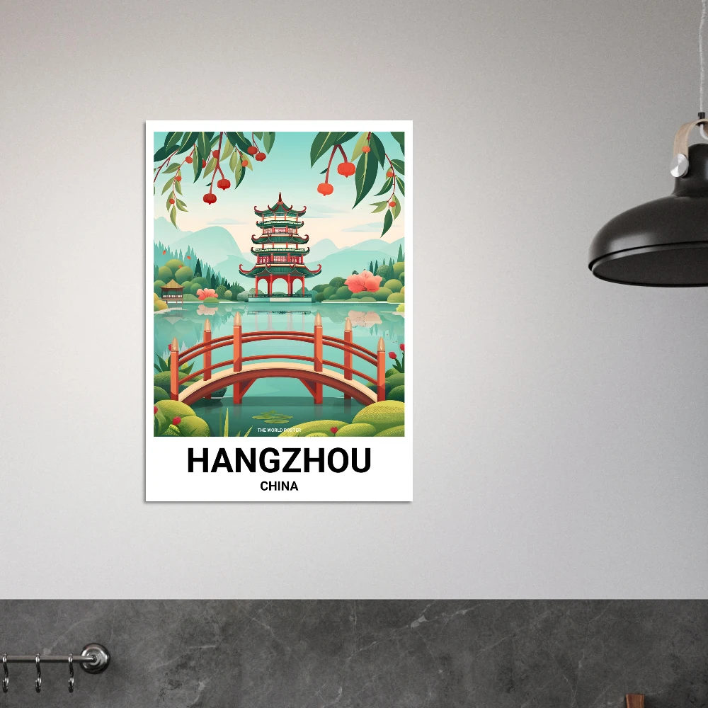 Affiche HANGZHOU - Image 6 of 6