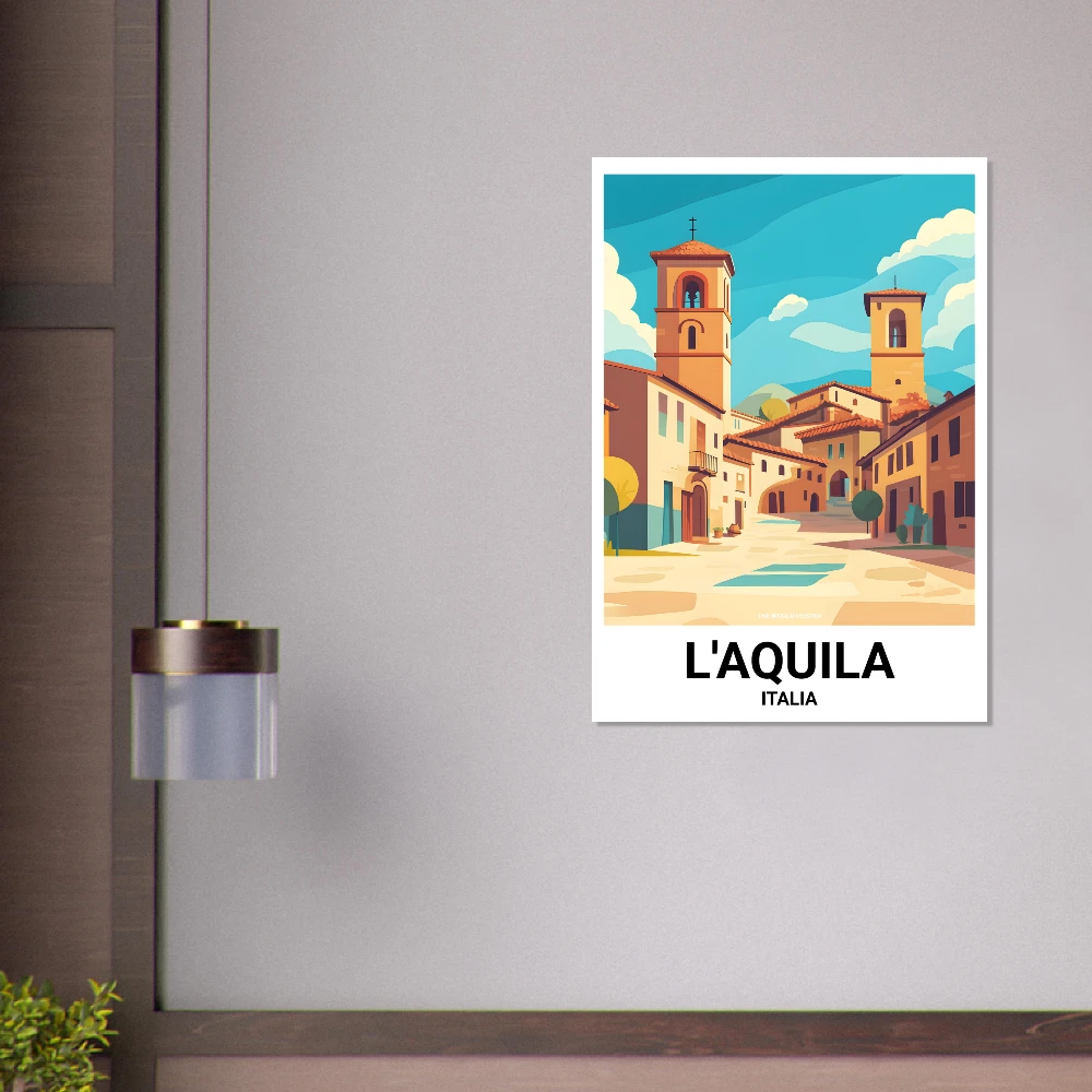 Affiche L'AQUILA - Image 2 of 6