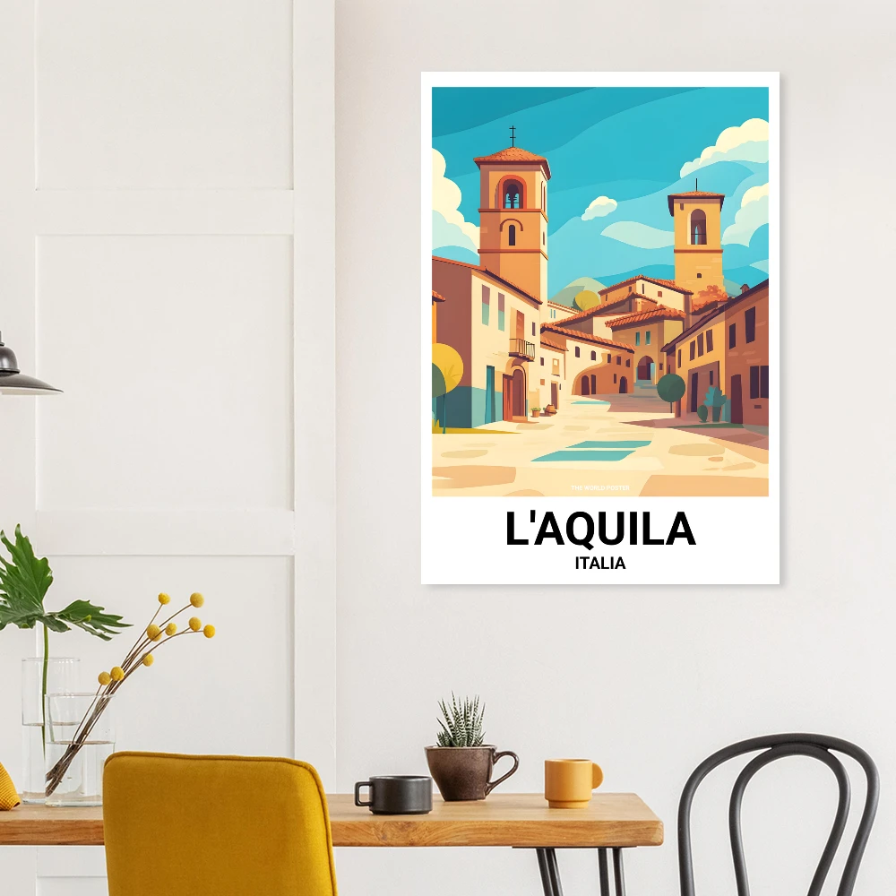 Affiche L'AQUILA - Image 4 of 6