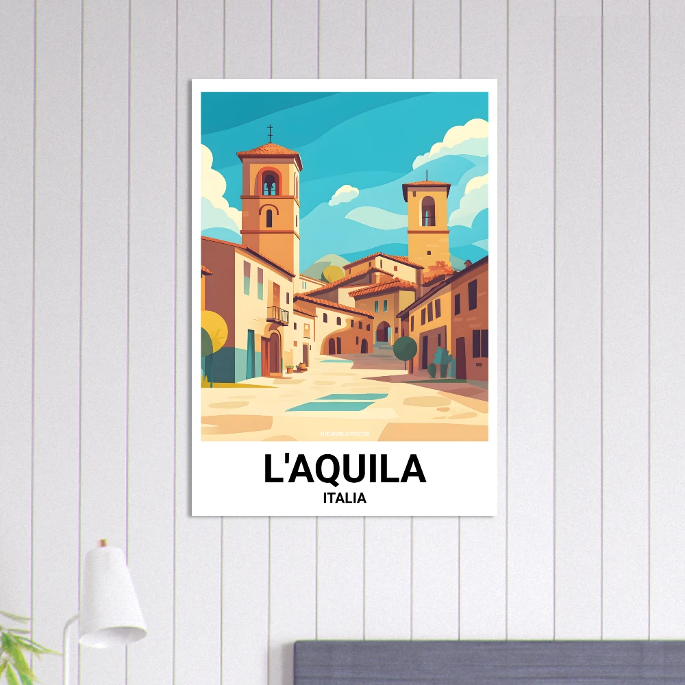 Affiche L'AQUILA - Image 5 of 6
