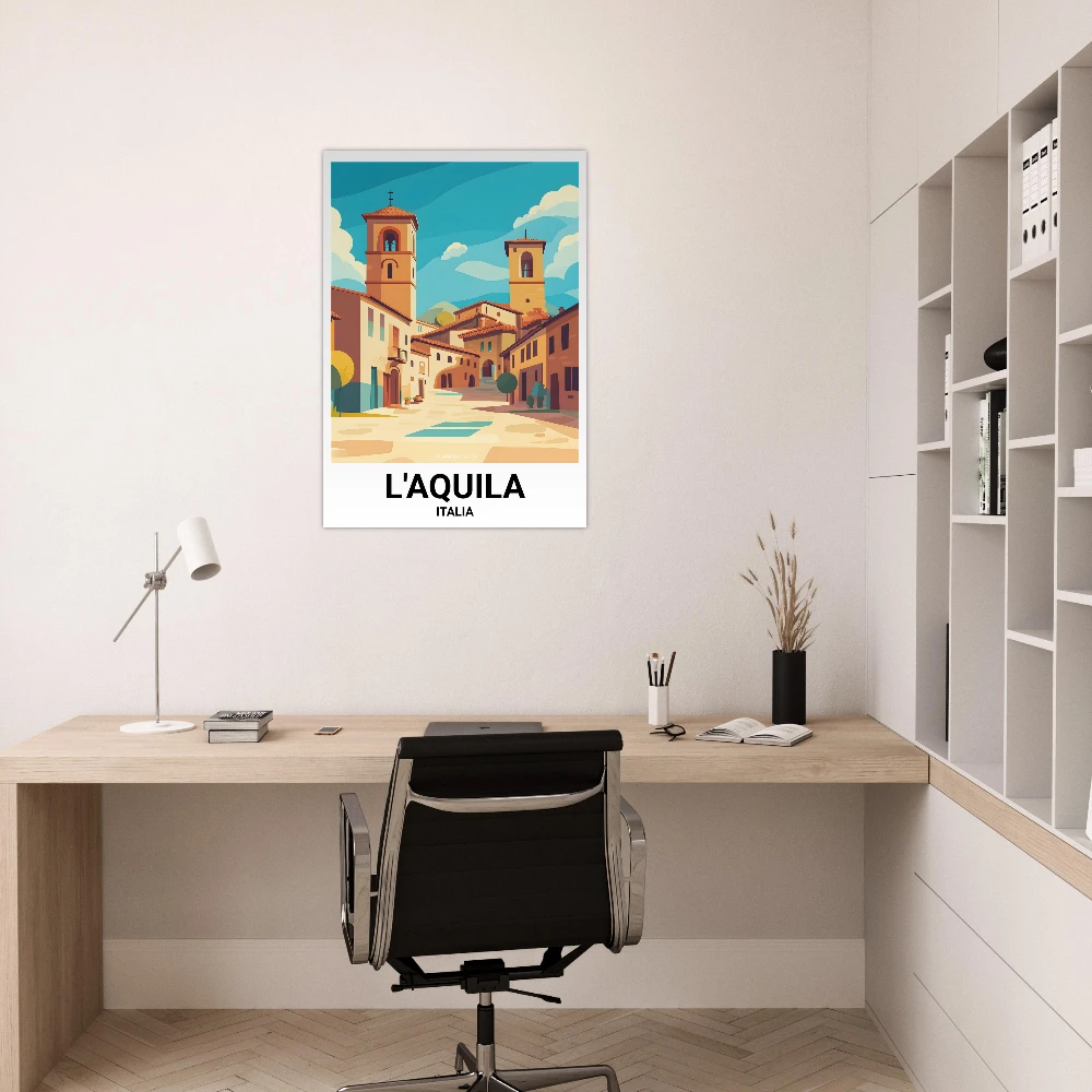 Affiche L'AQUILA - Image 6 of 6