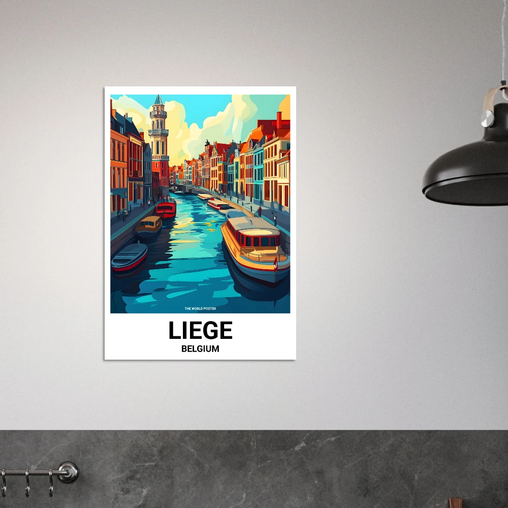 Affiche LIÈGE - Image 4 of 6