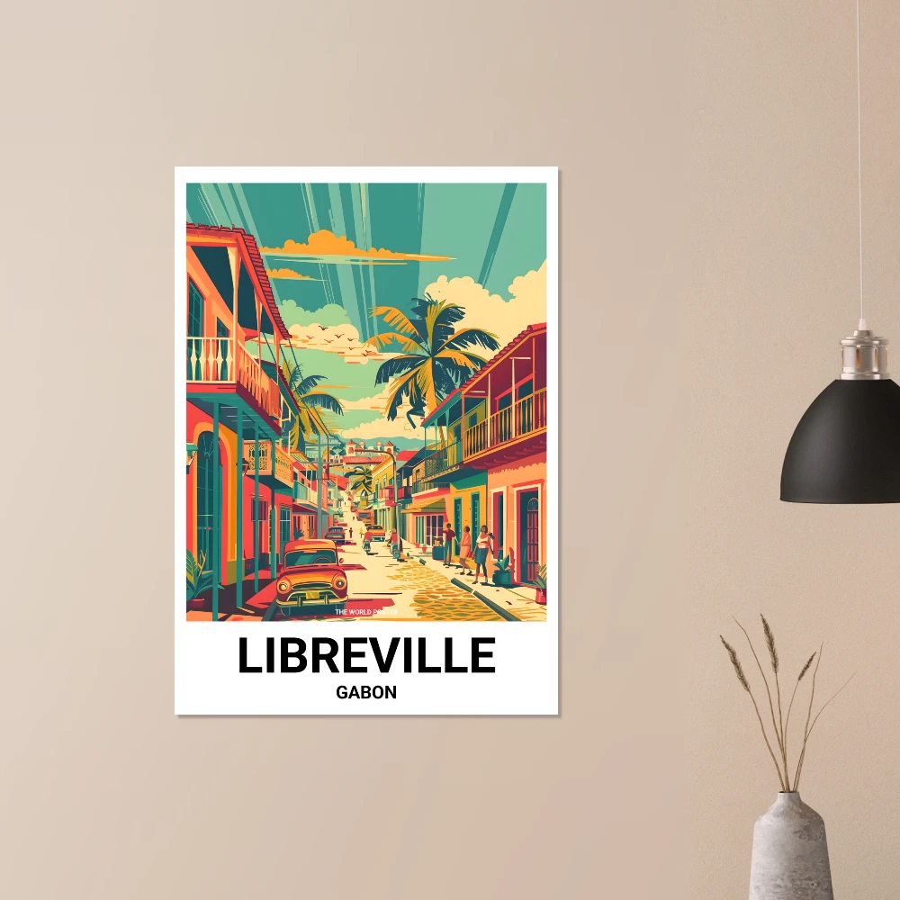 Affiche LIBREVILLE - Image 6 of 6