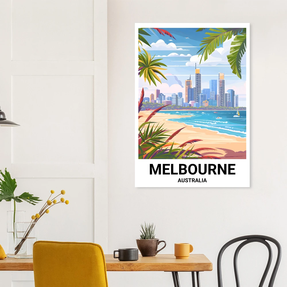 Affiche MELBOURNE - Image 3 of 6