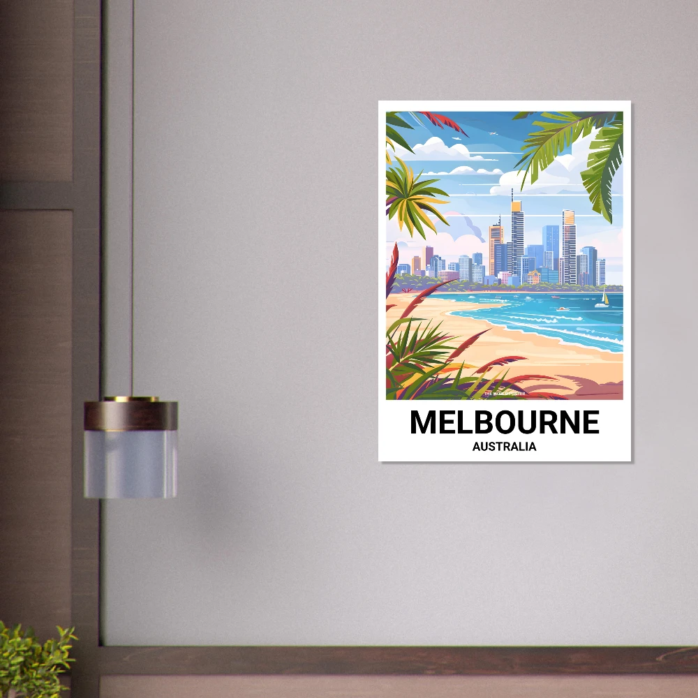 Affiche MELBOURNE - Image 5 of 6