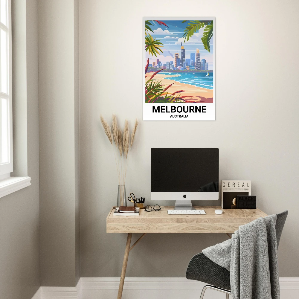 Affiche MELBOURNE - Image 6 of 6