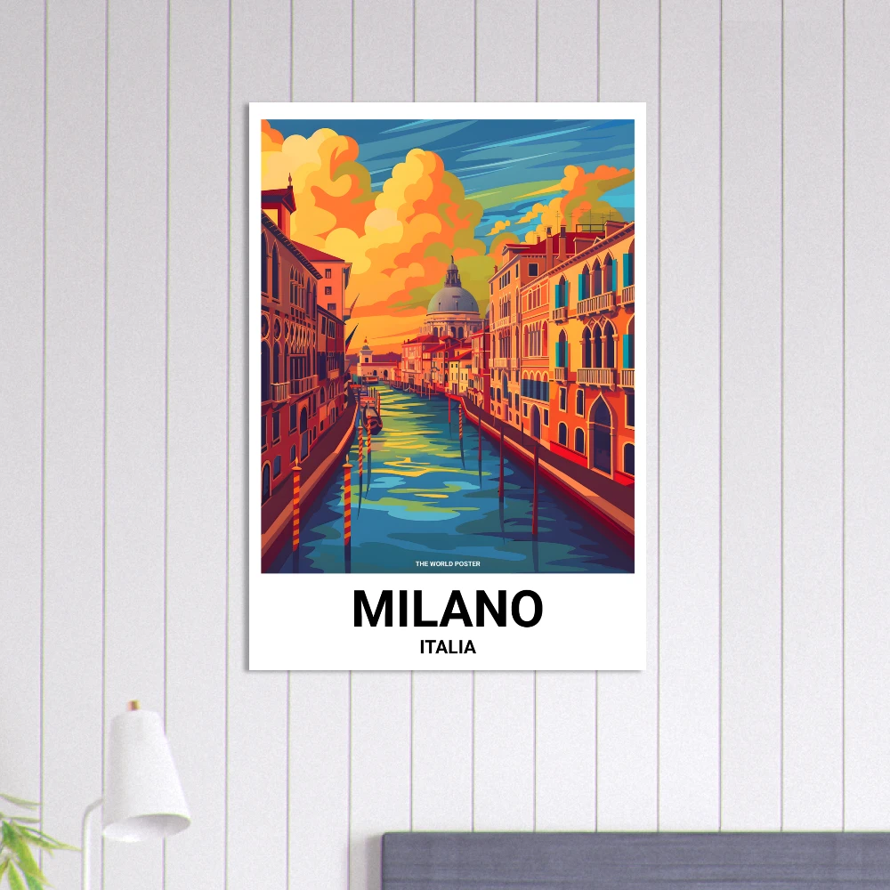 Affiche MILAN - Image 3 of 6