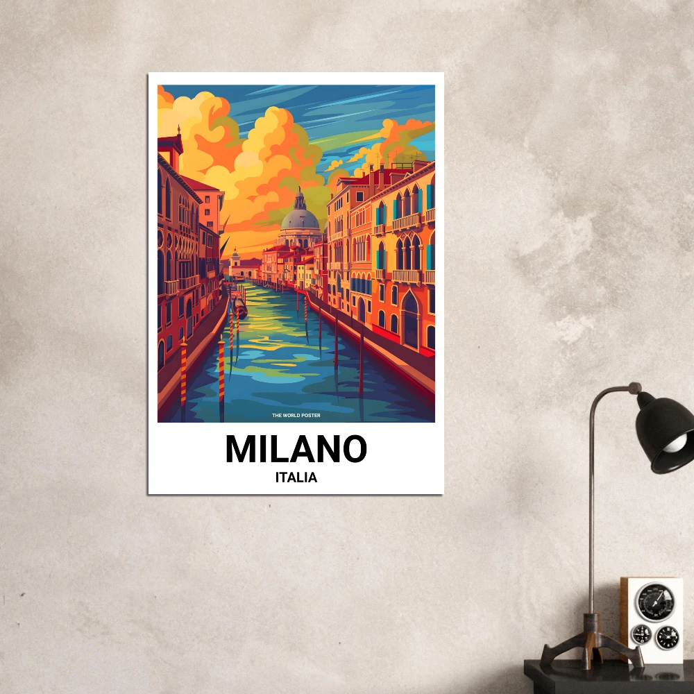 Affiche MILAN - Image 5 of 6