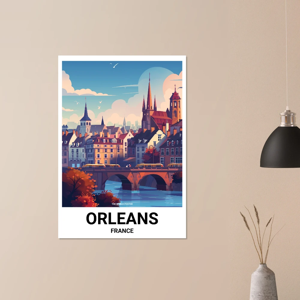 Affiche ORLÉANS - Image 4 of 6