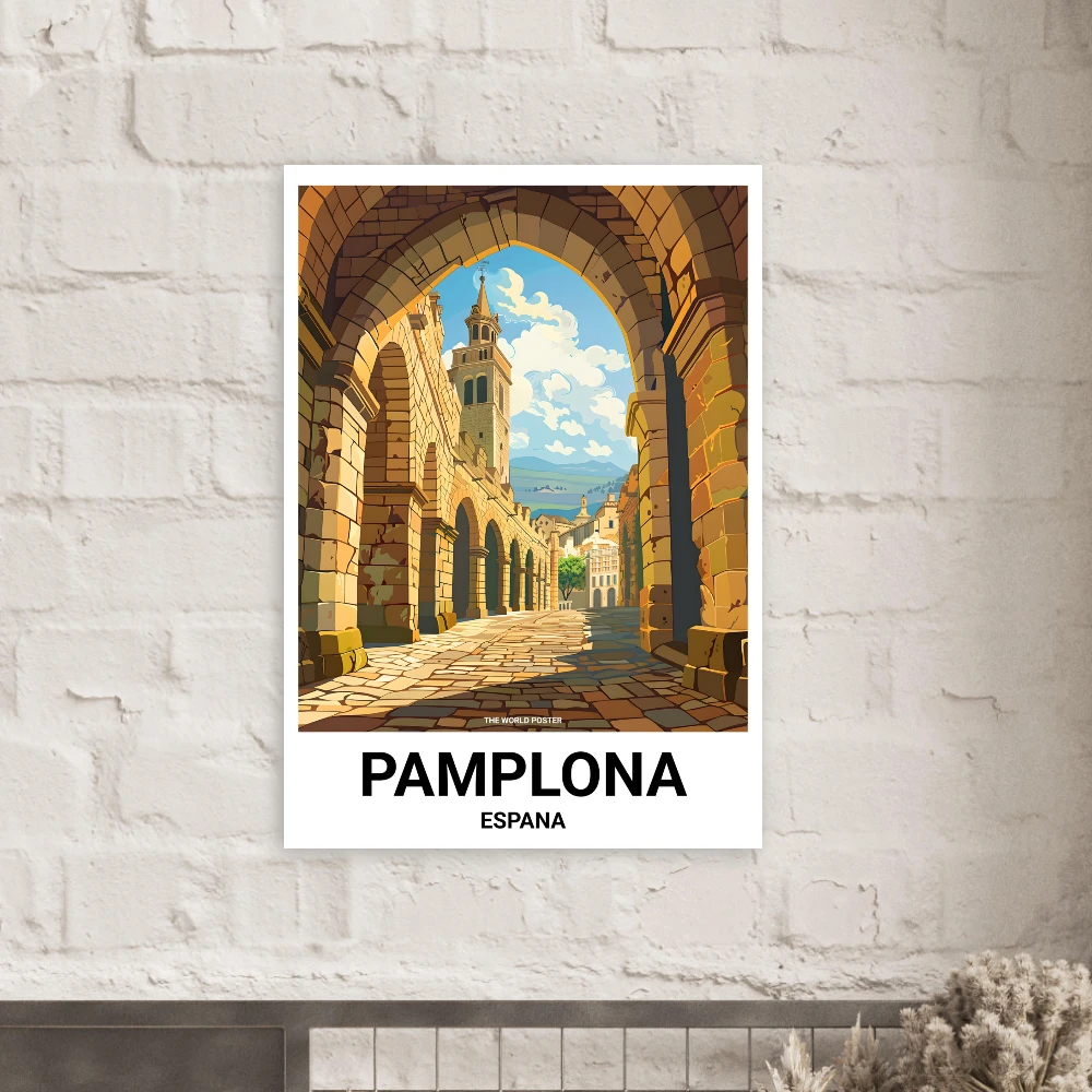 Affiche PAMPLUNE - Image 3 of 6