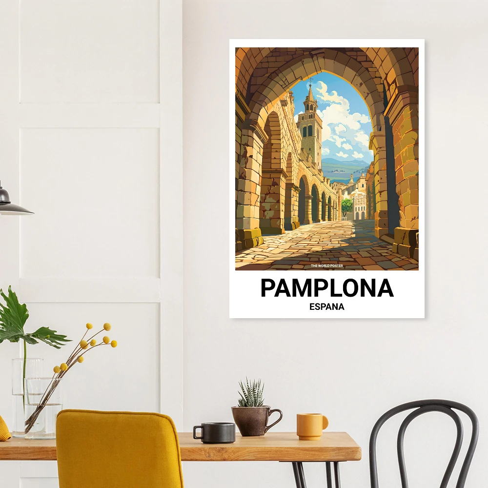 Affiche PAMPLUNE - Image 6 of 6