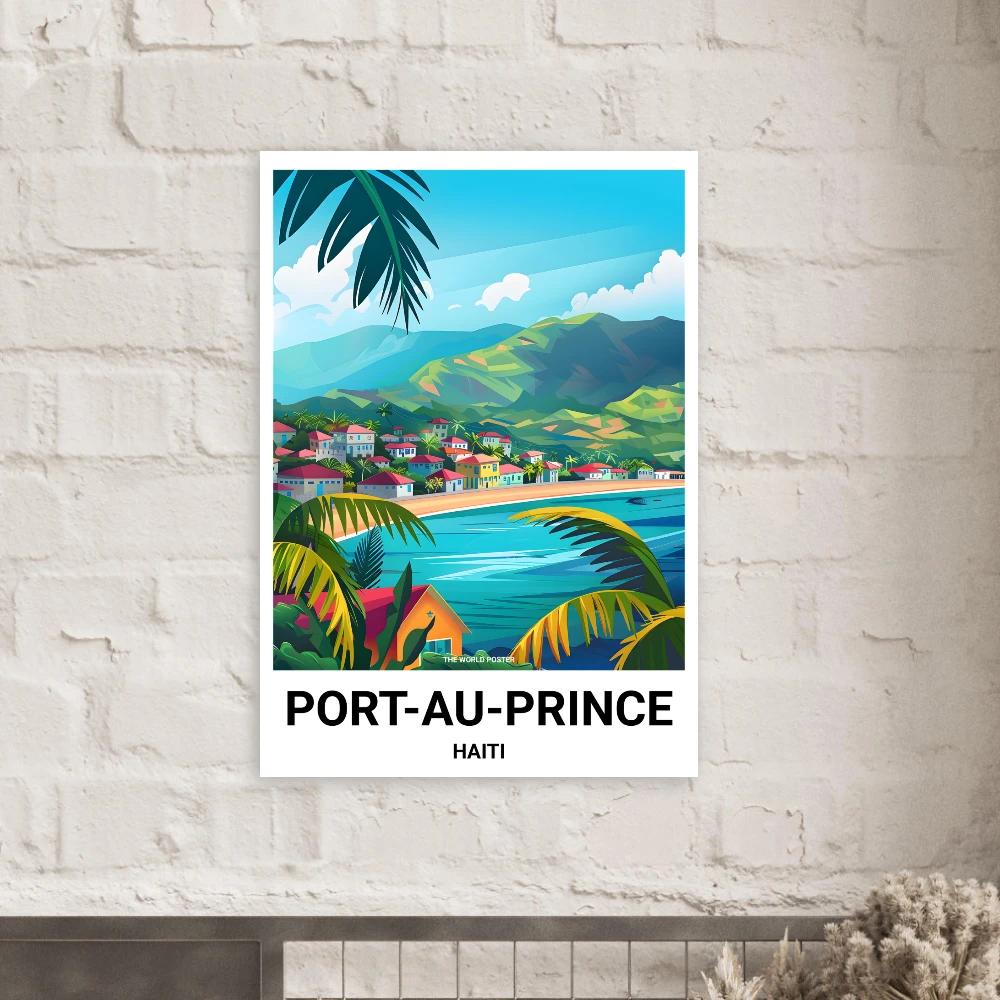 Affiche PORT-AU-PRINCE - Image 2 of 6