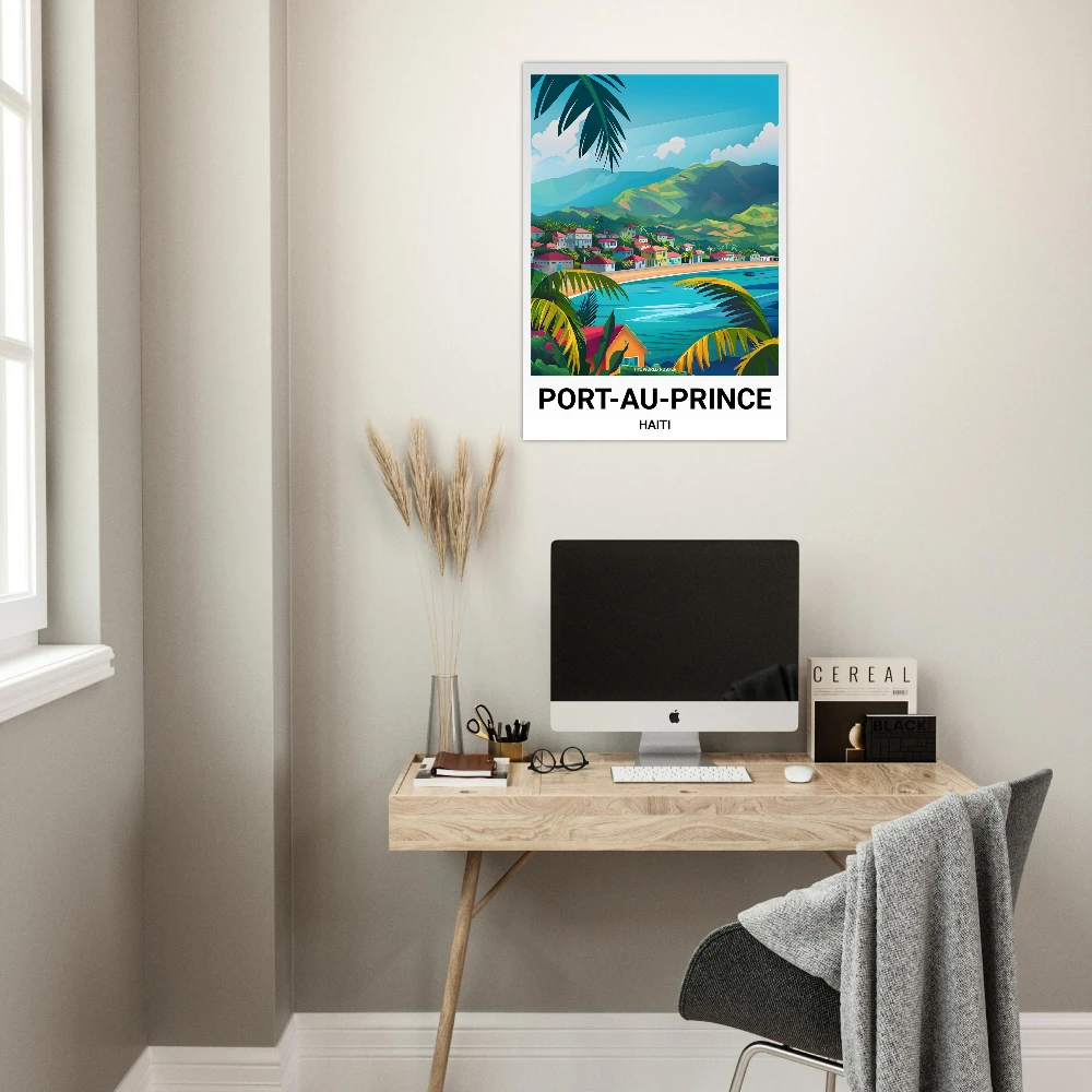 Affiche PORT-AU-PRINCE - Image 5 of 6