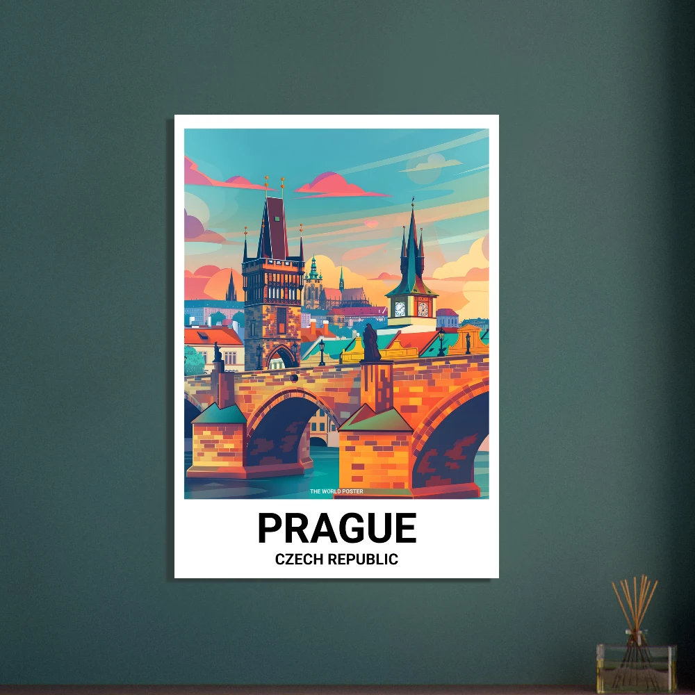 Affiche PRAGUE - Image 2 of 6