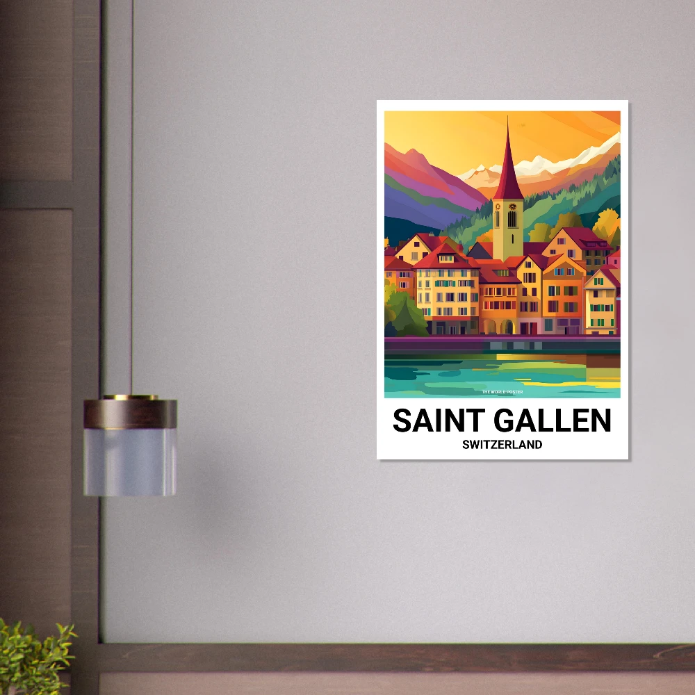 Affiche SAINT-GALL - Image 2 of 6