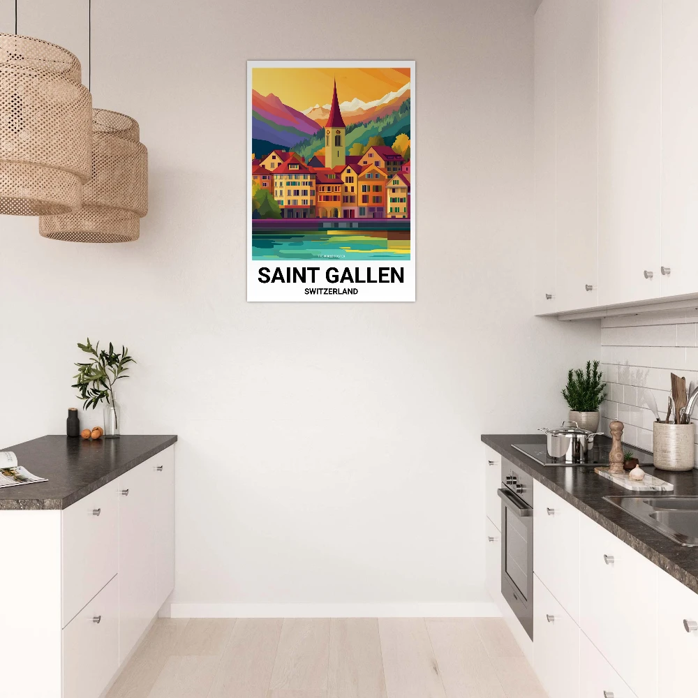 Affiche SAINT-GALL - Image 3 of 6