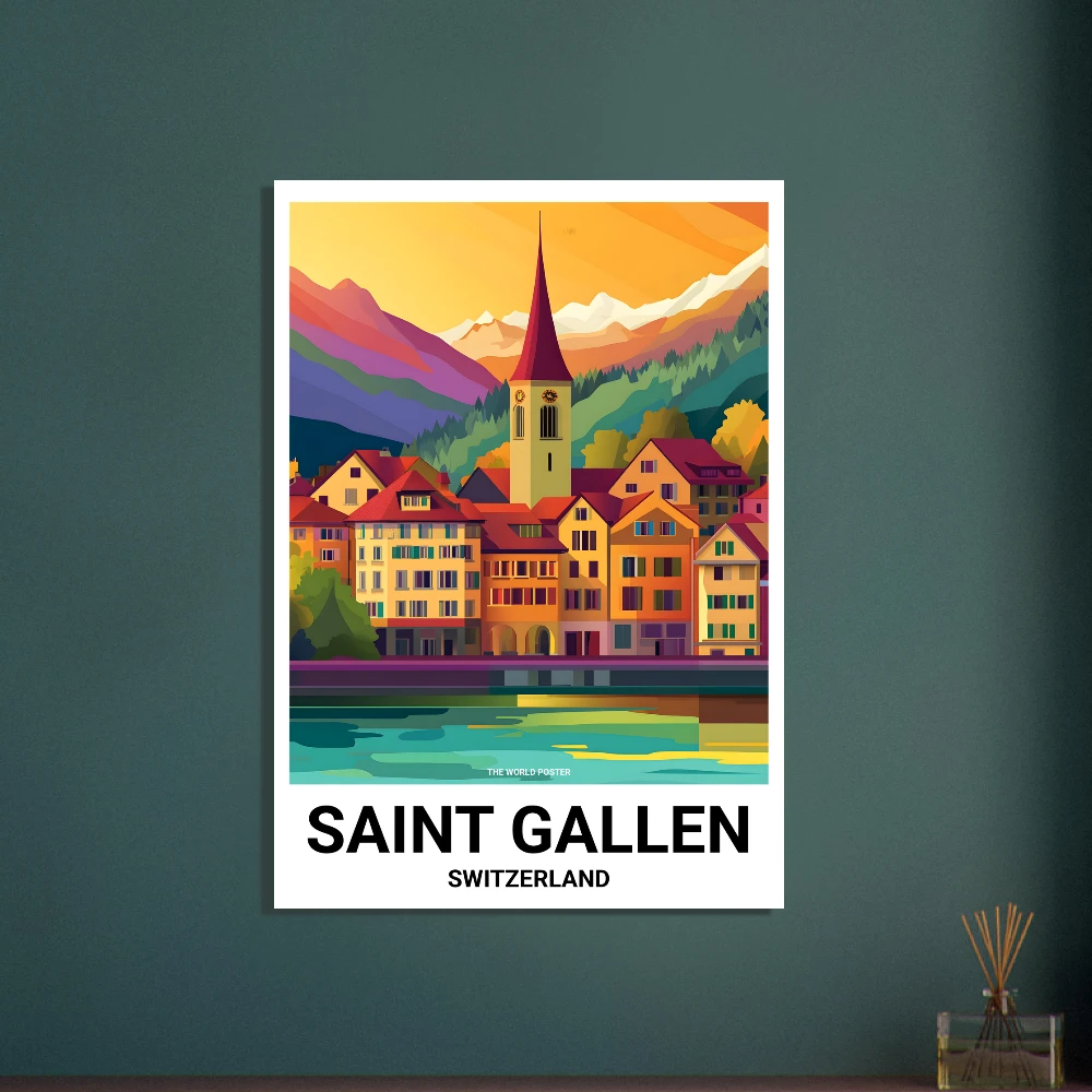 Affiche SAINT-GALL - Image 4 of 6