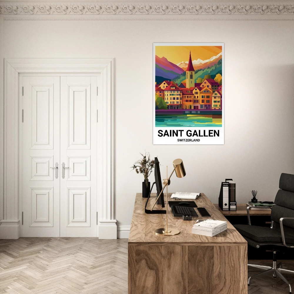 Affiche SAINT-GALL - Image 5 of 6