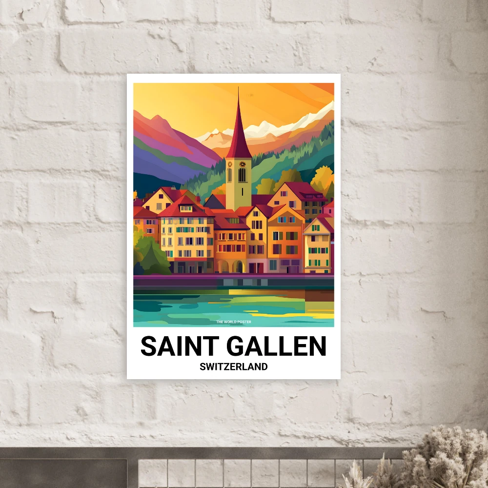 Affiche SAINT-GALL - Image 6 of 6