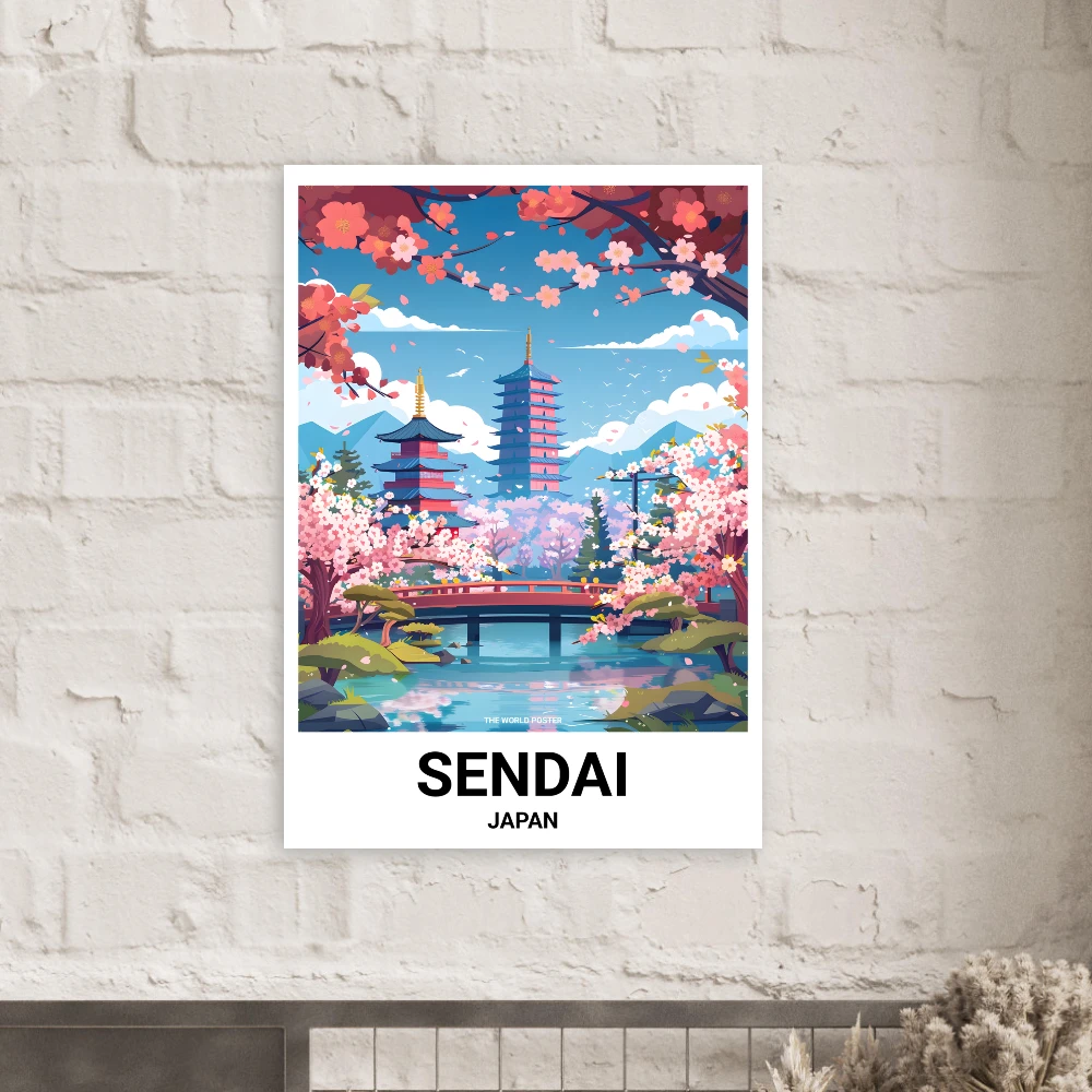 Affiche SENDAI - Image 5 of 6