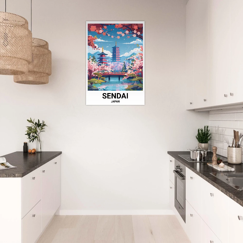 Affiche SENDAI - Image 6 of 6