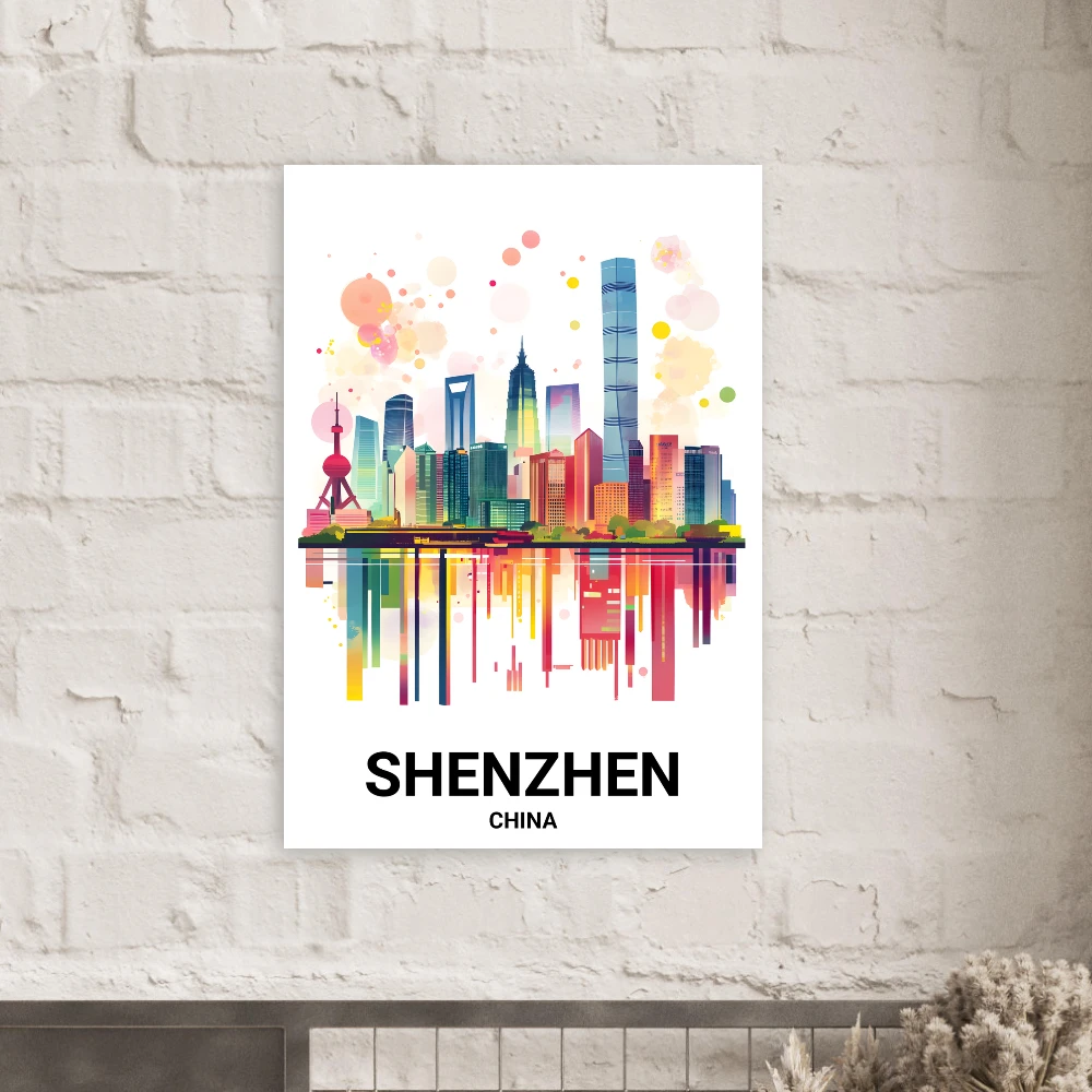 Affiche SHENZHEN - Image 3 of 6