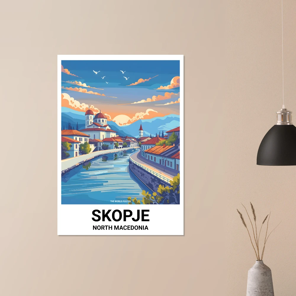 Affiche SKOPJE - Image 5 of 6