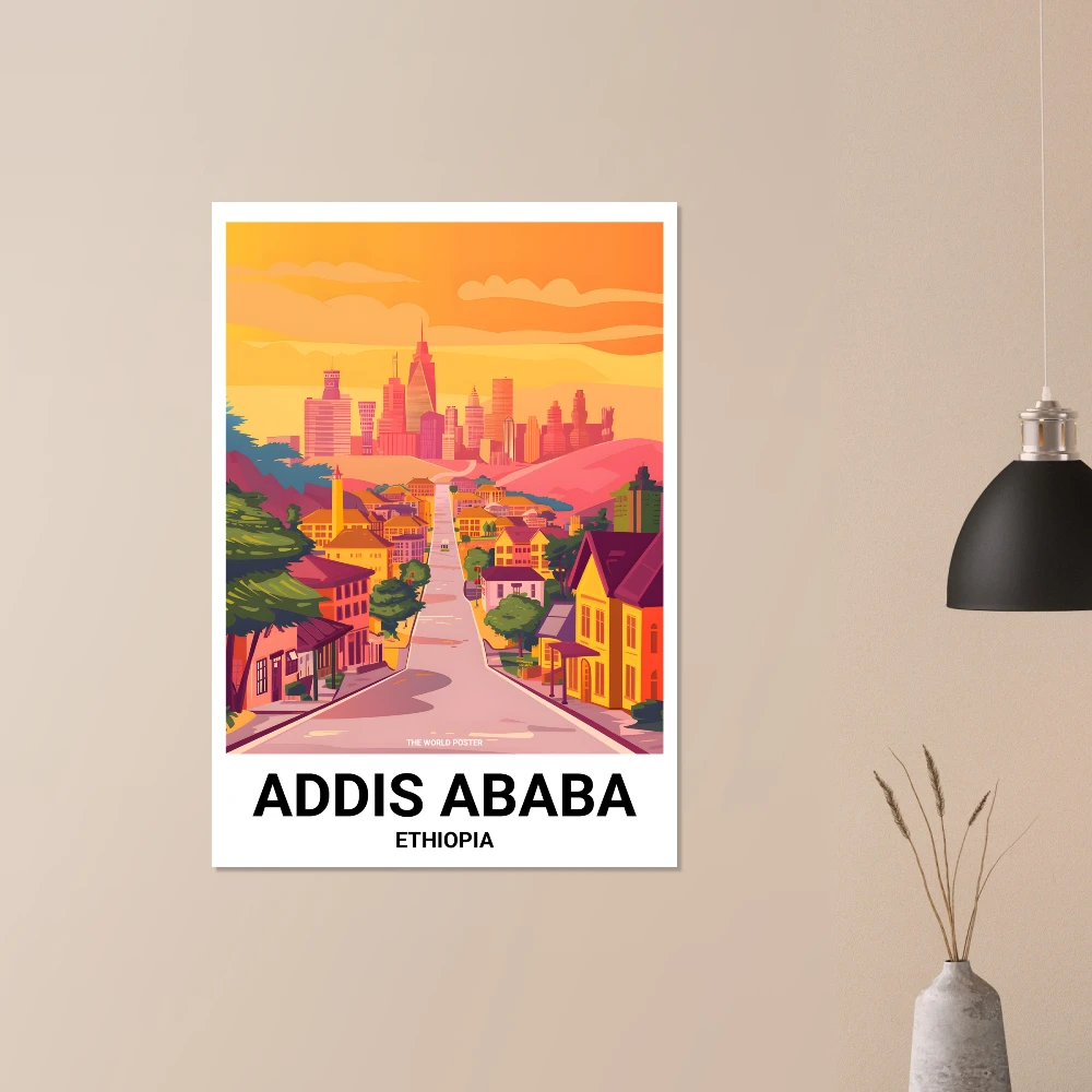 Affiche ADDIS-ABEBA - Image 2 of 6