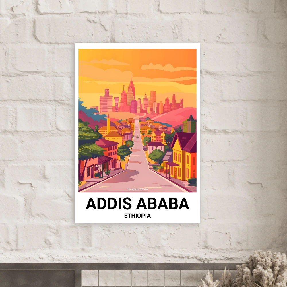 Affiche ADDIS-ABEBA - Image 3 of 6