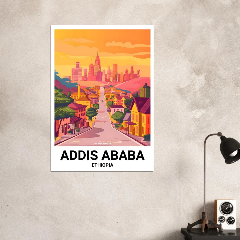 Affiche ADDIS-ABEBA - Image 6 of 6