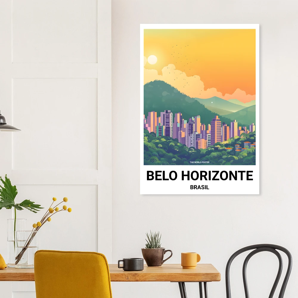Affiche BELO HORIZONTE - Image 2 of 6
